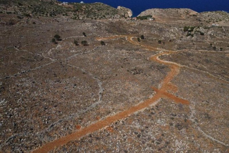 Kokkino Chorio Kreta, Kokkino Chorio: Grundstück in ruhige Lage mit majestätischer Aussicht zu verkaufen Grundstück kaufen